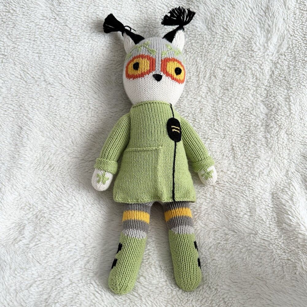 Cuddoll Ola the Owl Stay Wild Baby Toys Kids Toys Little 13'' Knit Organic